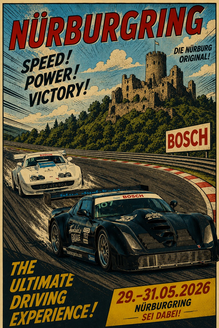 N�rburgring blue duck Racing